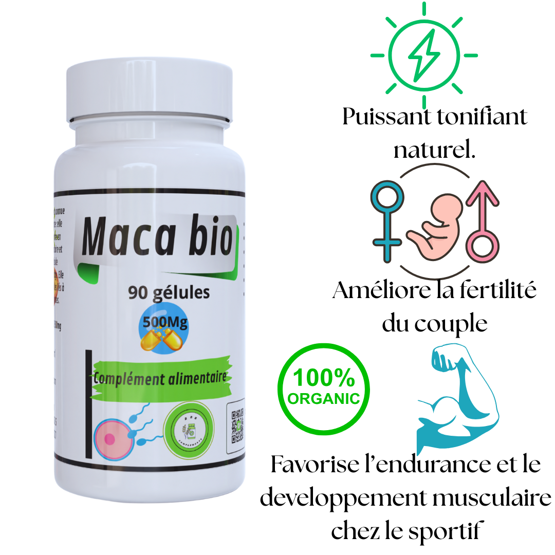 Maca bio 90 gélules