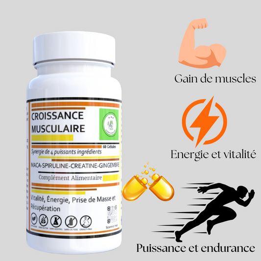 Croissance Musculaire 60 gélules