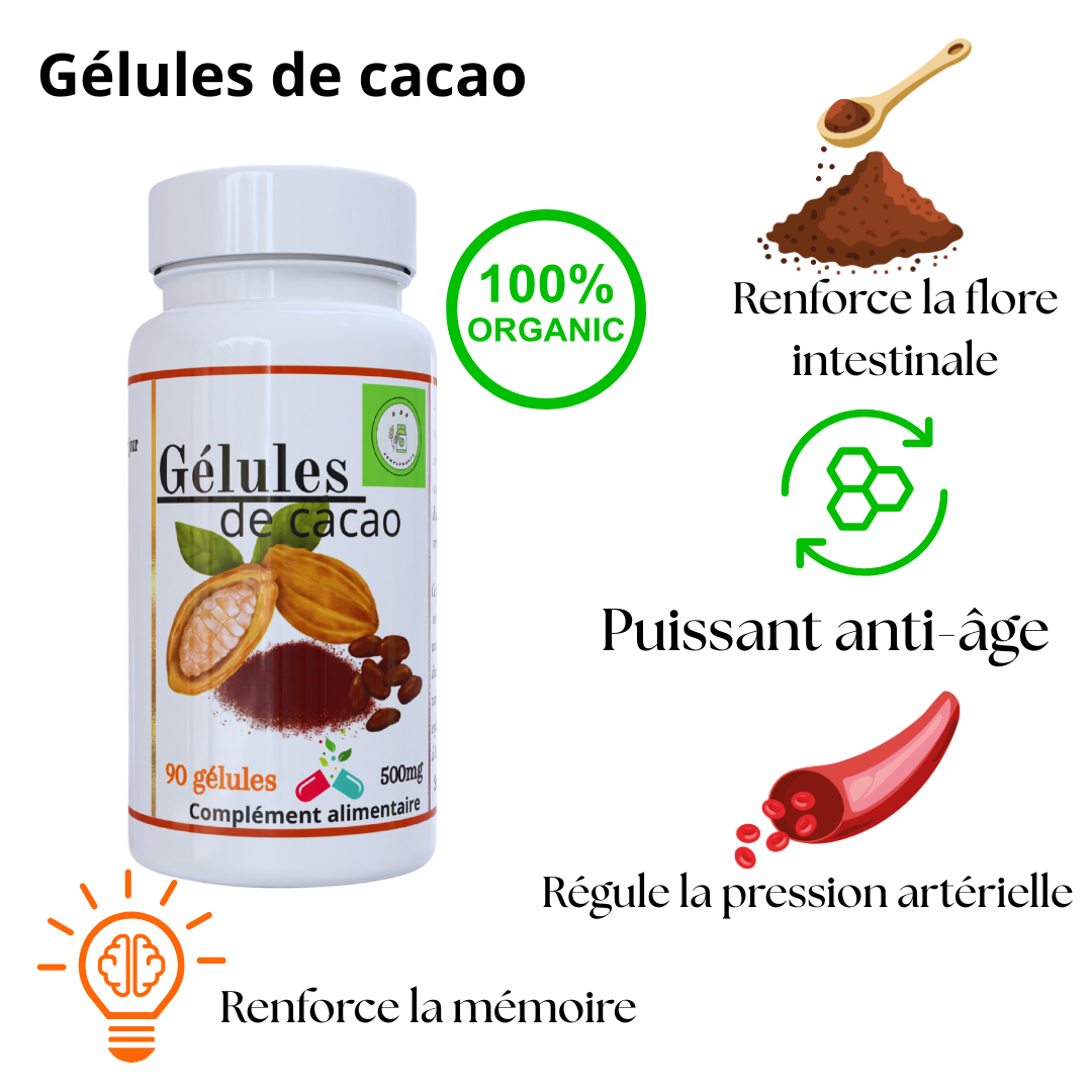 Cacao 90 gélules